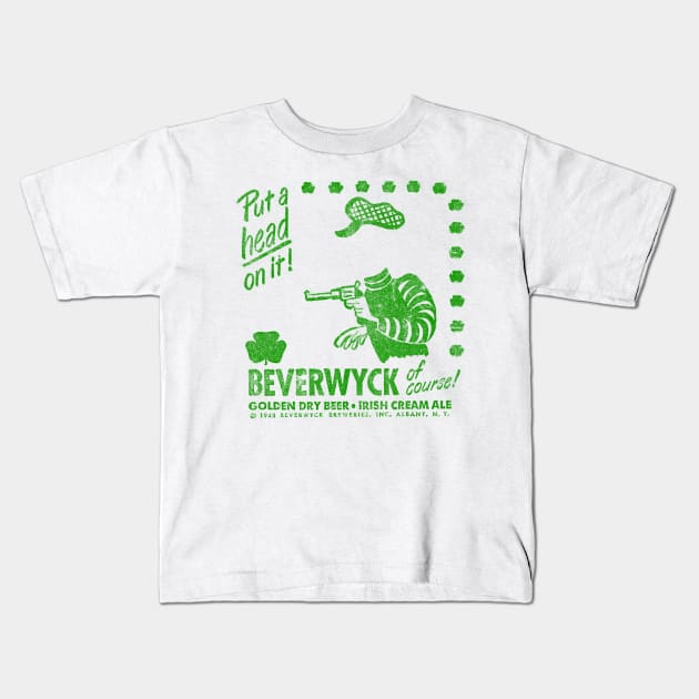 Beverwyck -  Defunct Irish Cream Ale Kids T-Shirt by feck!